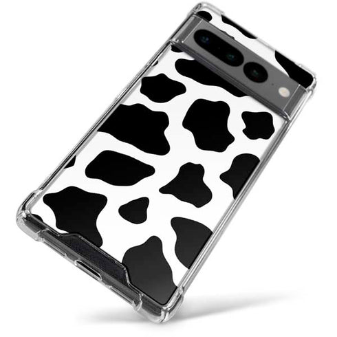 Cow Pattern Animal Print Google Pixel 7 Pro Clear Case